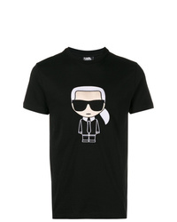 Karl Lagerfeld Ikonik Embroidered T Shirt