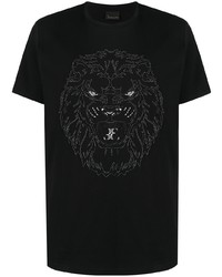 Billionaire Lion Embroidery T Shirt