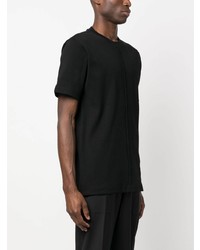 Helmut Lang Logo Embroidered Cotton T Shirt