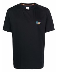 Paul Smith Logo Embroidered Cotton T Shirt