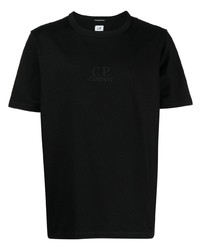 C.P. Company Logo Embroidered Cotton T Shirt