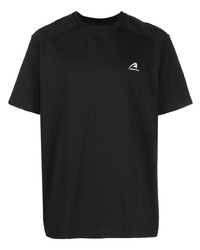 Ader Error Logo Embroidered Cotton T Shirt