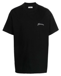 Flaneur Homme Logo Embroidered Cotton T Shirt