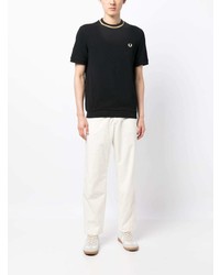 Fred Perry Logo Embroidered Piqu T Shirt