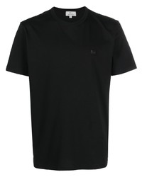 Woolrich Logo Embroidered Short Sleeve Cotton T Shirt