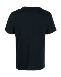 Peuterey Logo Embroidered Slit Pocket T Shirt