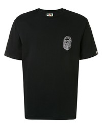 A Bathing Ape Logo Embroidered T Shirt