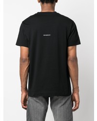 Givenchy Logo Embroidery Cotton T Shirt