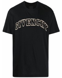 Givenchy Logo Patch Cotton T Shirt