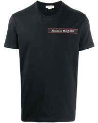 Alexander McQueen Logo Patch Short Sleeve T Shirt