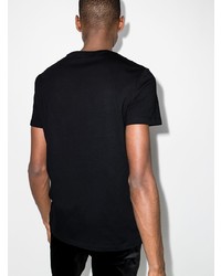 Alexander McQueen Logo Stripe Short Sleeve T Shirt