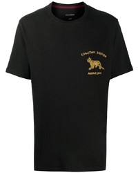 Maharishi Logo Tiger Embroidered T Shirt
