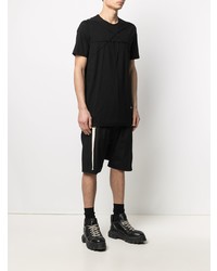 Rick Owens DRKSHDW Longline Embroidered Front T Shirt