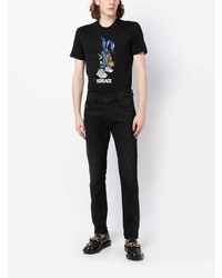 Versace Lunar Year Embroidered T Shirt