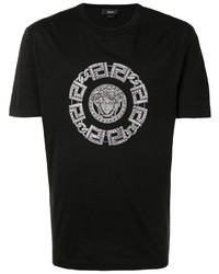 Versace Medusa Embroidered T Shirt