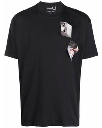 Raf Simons X Fred Perry Patch Embroidered T Shirt
