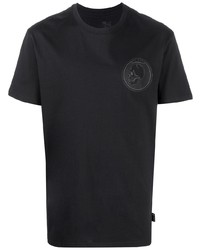 Philipp Plein Skull Logo Patch T Shirt