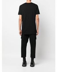 Rick Owens DRKSHDW Slogan Patch Short Sleeve T Shirt