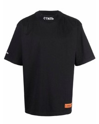 Heron Preston Ss Turtleneck Ctnmb Black White