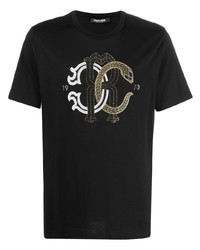 Roberto Cavalli Studded Logo T Shirt