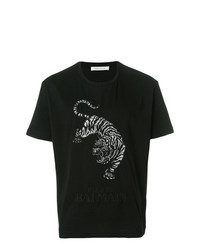 Pierre Balmain Tiger Print T Shirt