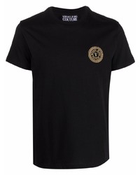 VERSACE JEANS COUTURE V Emblem Cotton T Shirt