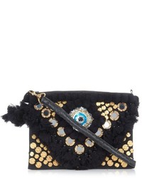 Figue Evil Eye Embroidered Cross Body Bag