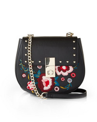 Express Floral Embroidered Crossbody Bag