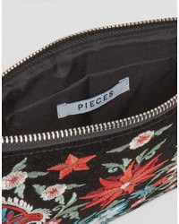 Pieces Jessica Embroidered Cross Body Bag