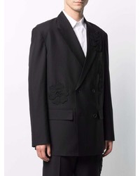 Valentino Flower Detail Blazer Jacket