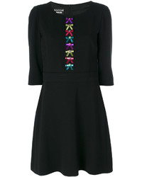 Moschino Boutique Bow Embroidered Dress