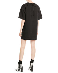 Marc Jacobs Cotton Dress With Embroidered Patch And Embellisht