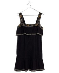 Madewell Embroidered Popover Dress
