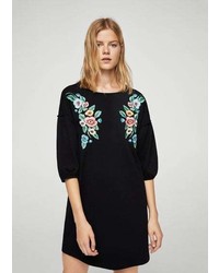 Mango Floral Embroidery Dress