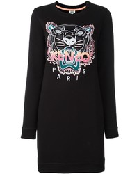 Kenzo Tiger Embroidered Sweat Dress