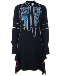 Peter Pilotto Embroidered Neck Tie Dress