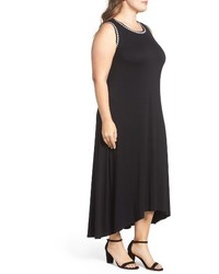 Vince Camuto Plus Size Embroidered Highlow Dress