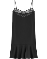 Carven Slip Dress With Embroidery