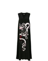 P.A.R.O.S.H. Embroidered Dragon Maxi Dress