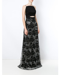 Tufi Duek Embroidered Gown