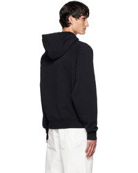 AMI Alexandre Mattiussi Black Ami De Coeur Hoodie