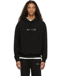 Awake NY Black Embroidered College Logo Hoodie