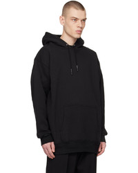 N. Hoolywood Black Embroidered Hoodie