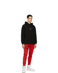 Givenchy Black Embroidered Refracted Hoodie