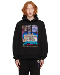 Doublet Black Graphic Poster Hoodie
