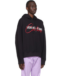 VERSACE JEANS COUTURE Black Logo Hoodie