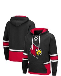 Colosseum Black Louisville Cardinals Lace Up 30 Pullover Hoodie At Nordstrom
