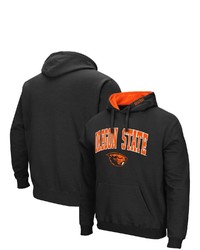 Colosseum Black Oregon State Beavers Arch Logo 30 Pullover Hoodie