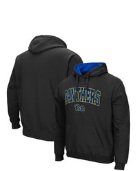 Colosseum Black Pitt Panthers Arch Logo 30 Pullover Hoodie