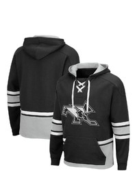 Colosseum Black Providence Friars Lace Up 30 Pullover Hoodie